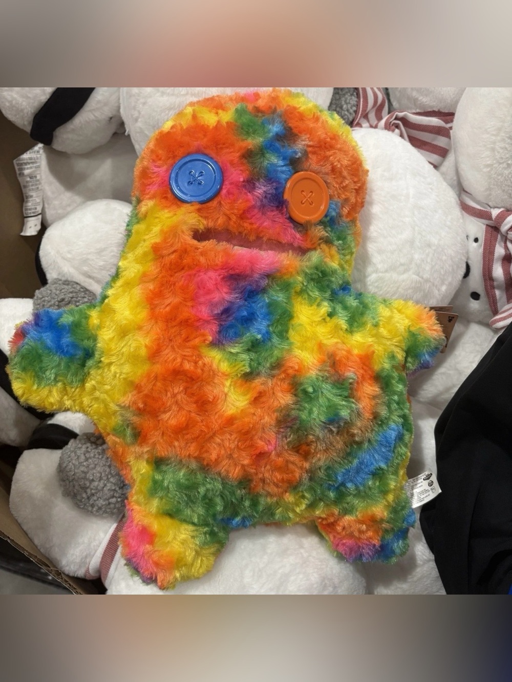 Colorburst Plush Monster Stuffed Toy - Rainbow